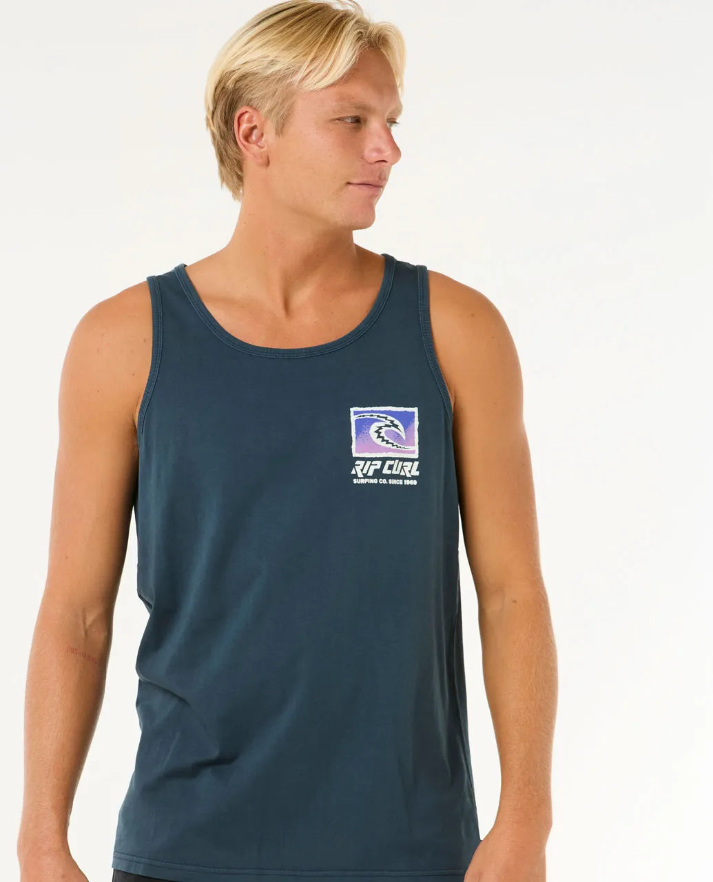  RIP CURL RAW ENERGY TRAD TANK DARK NAVY
