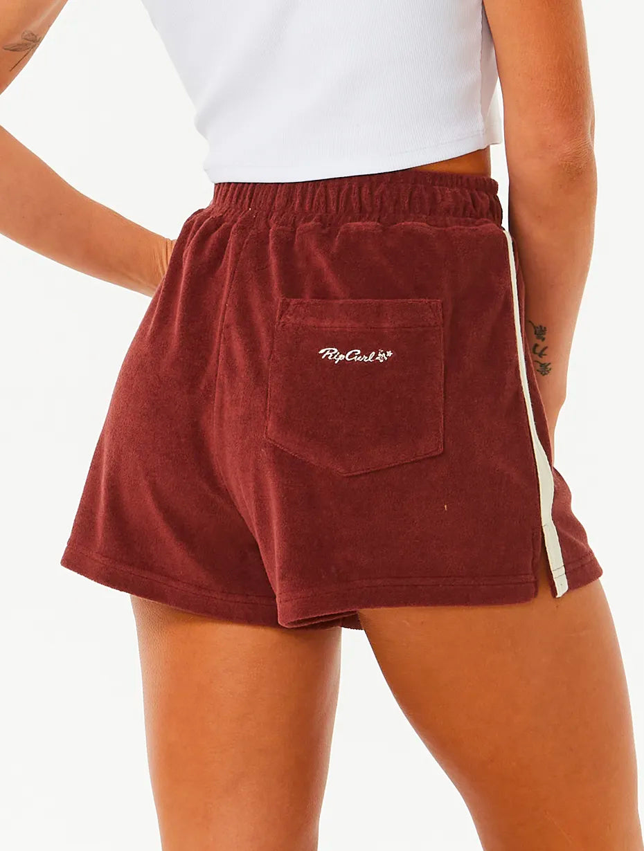  RIP CURL REVIVAL TERRY SHORT PLUM