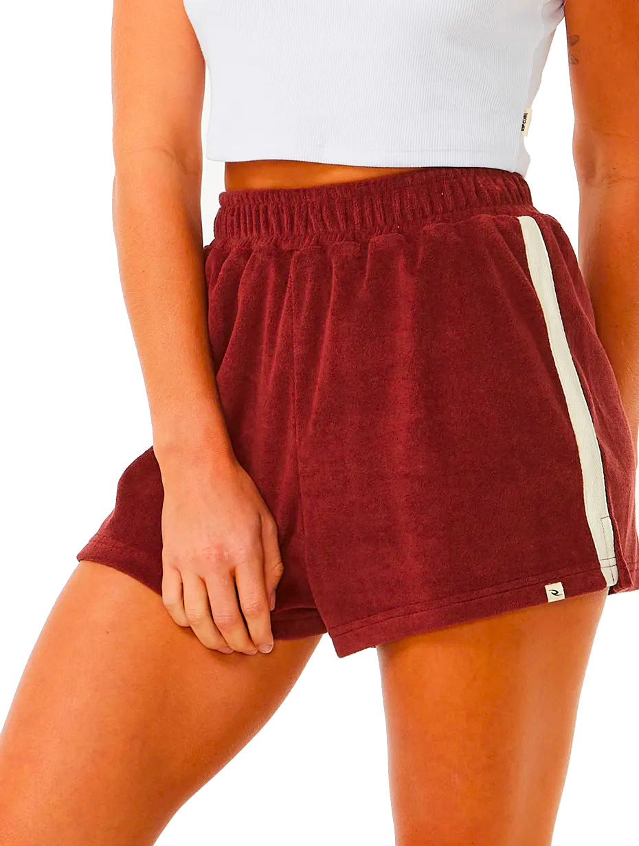  RIP CURL REVIVAL TERRY SHORT PLUM