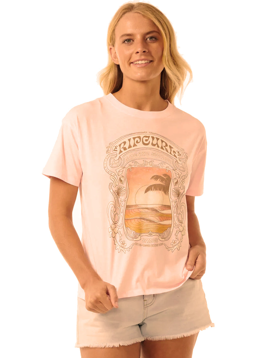  RIP CURL SEA SHELLS RELAXED PINK