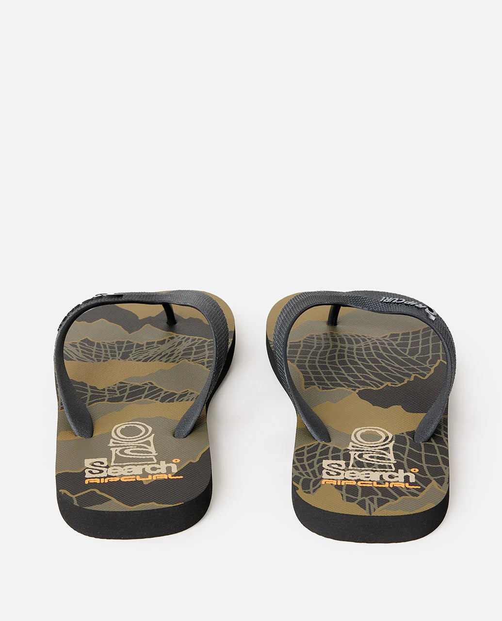  RIP CURL SEARCH BLOOM OPEN TOE SHOES BLACK OLIVE