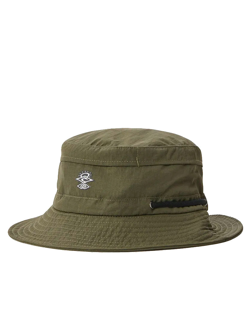  RIP CURL SEARCHERS TECH MID BRIM HAT OLIVE