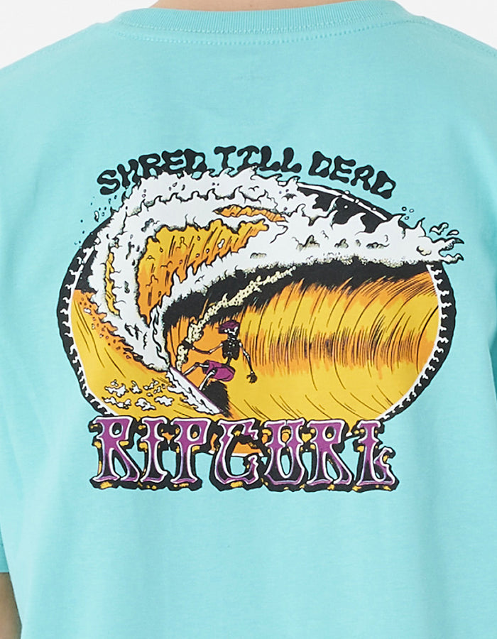  RIP CURL SLASHER TEE BOY AQUA