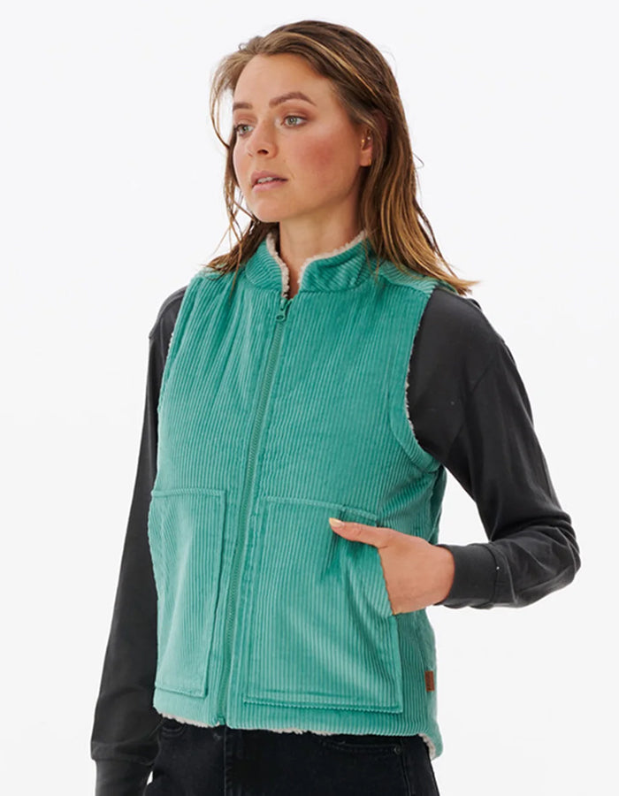  RIP CURL BREEZE VEST GREEN