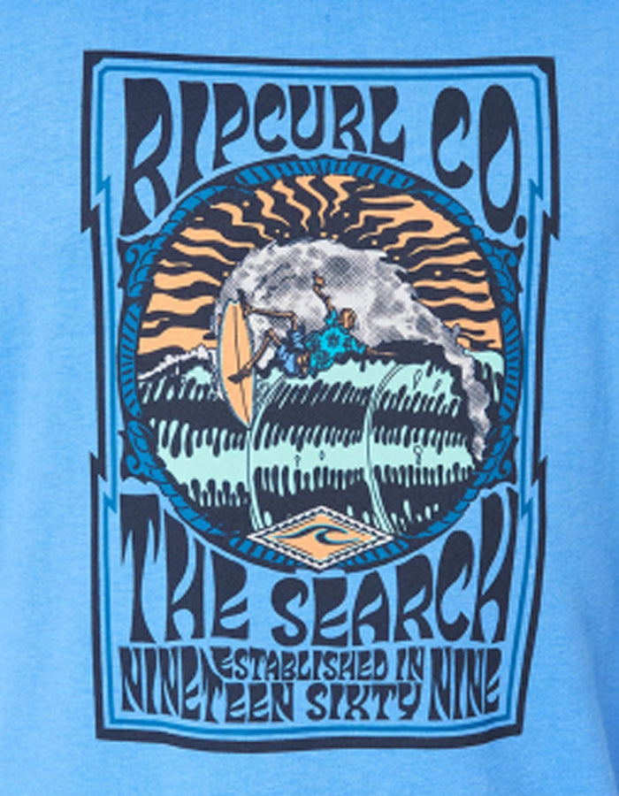  RIP CURL SNAP TEE BOY ELECTRIC BLUE