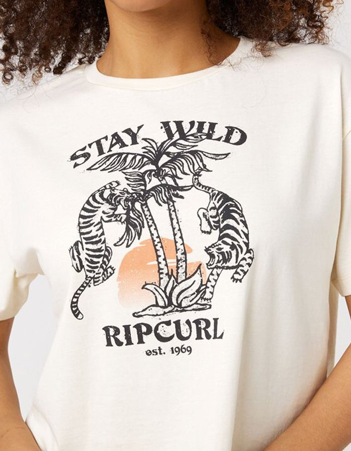  RIP CURL STAY WILD TEE BONE