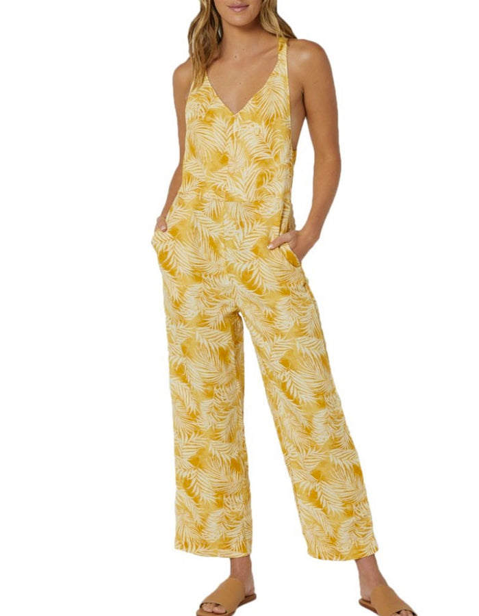  RIP CURL SUMMER PALM ROMPER GOLD