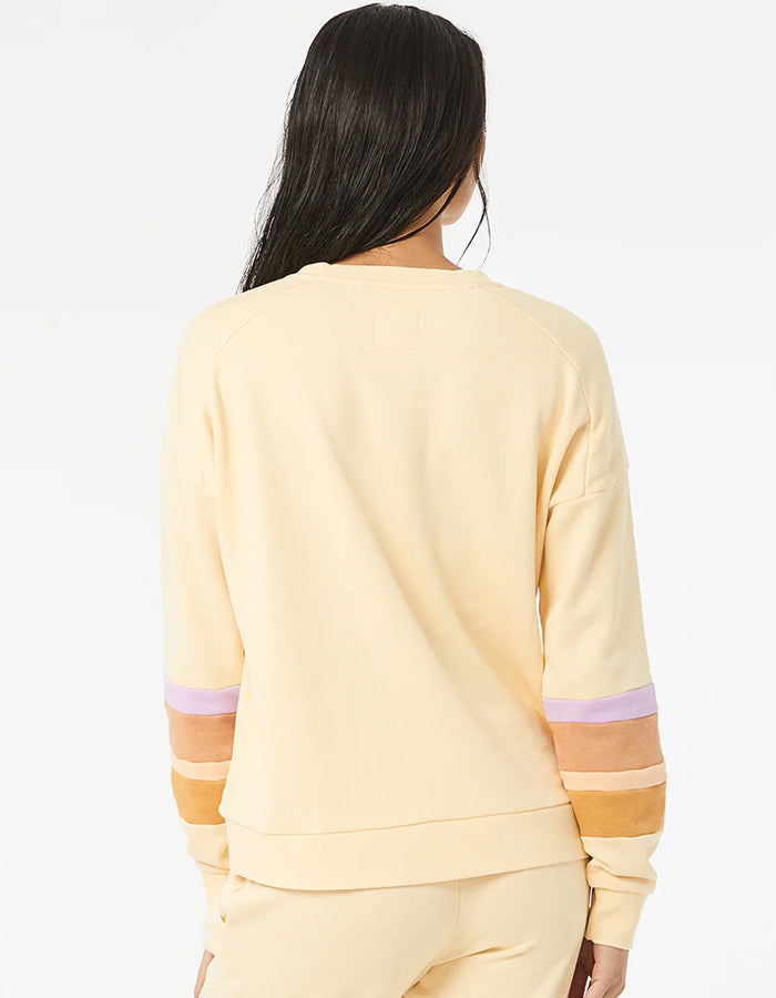  RIP CURL SUNDAY SWELL CREW FLEECE BEIGE