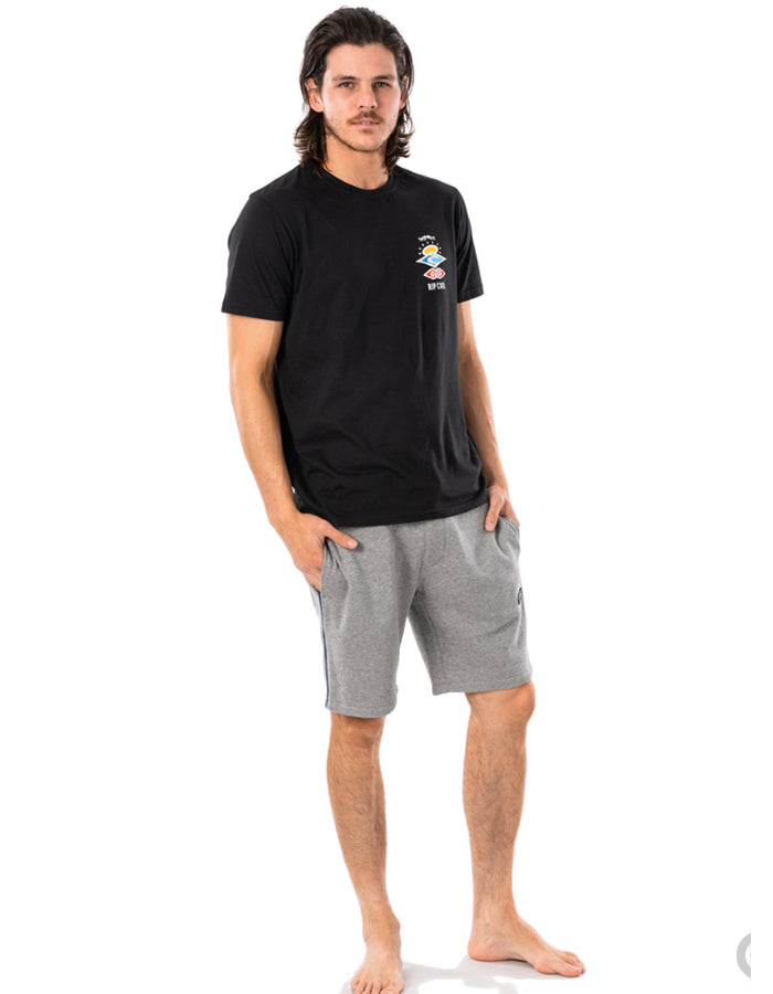  RIP CURL SURF REVIVAL ELASTIC WAIST WALKSHORT GREY