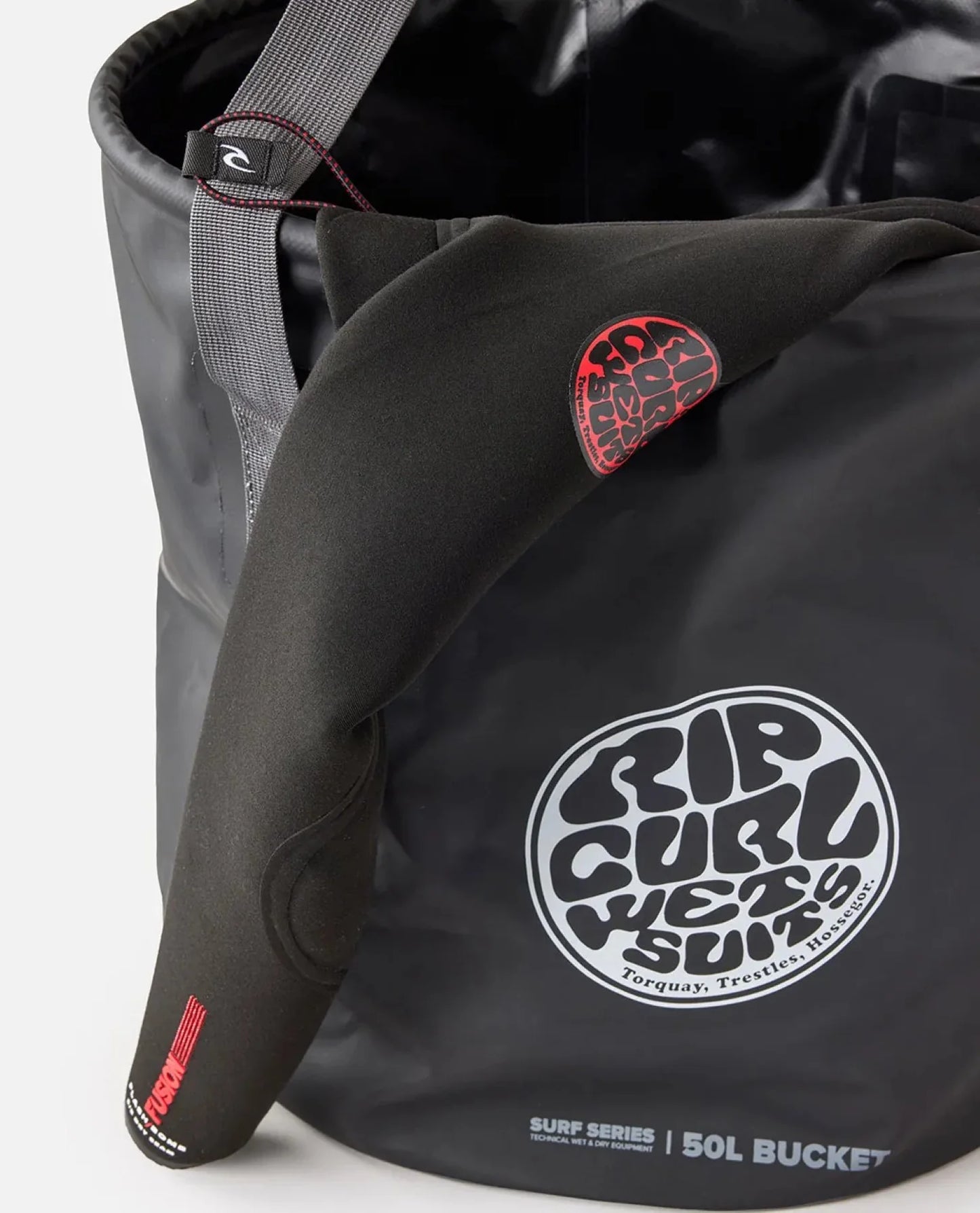  RIP CURL SURF SERIES 50LT BUCKET BLACK GREY