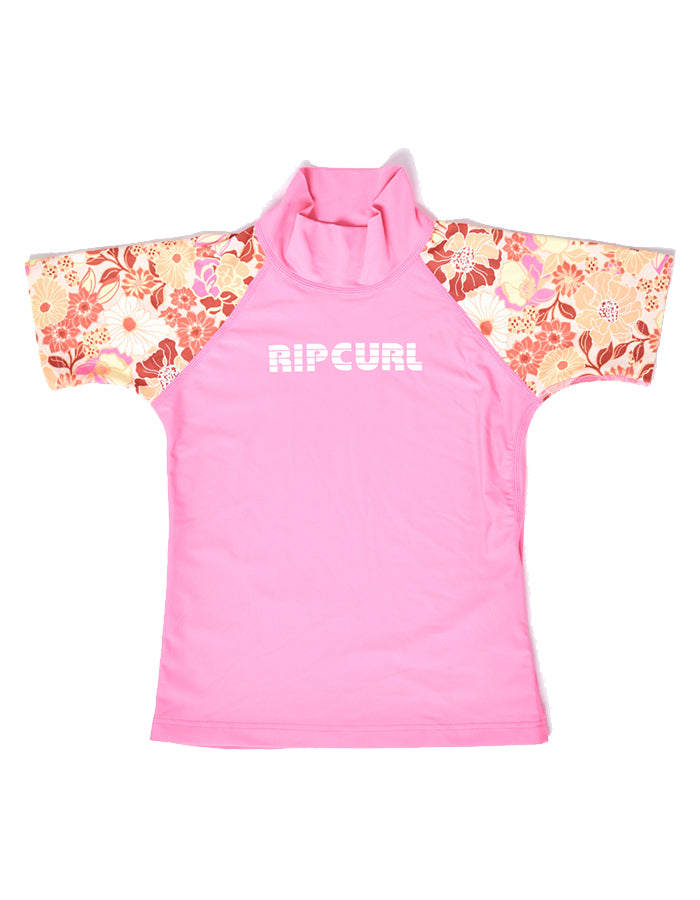  RIP CURL GIRLS 0-6 SHORT SLEEVE UUV50+ TEE
