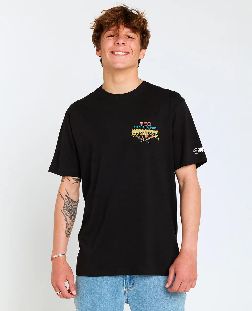  RIP CURL T-SHIRT MEO RIP CURL PRO PORTUGAL 2025 TEE