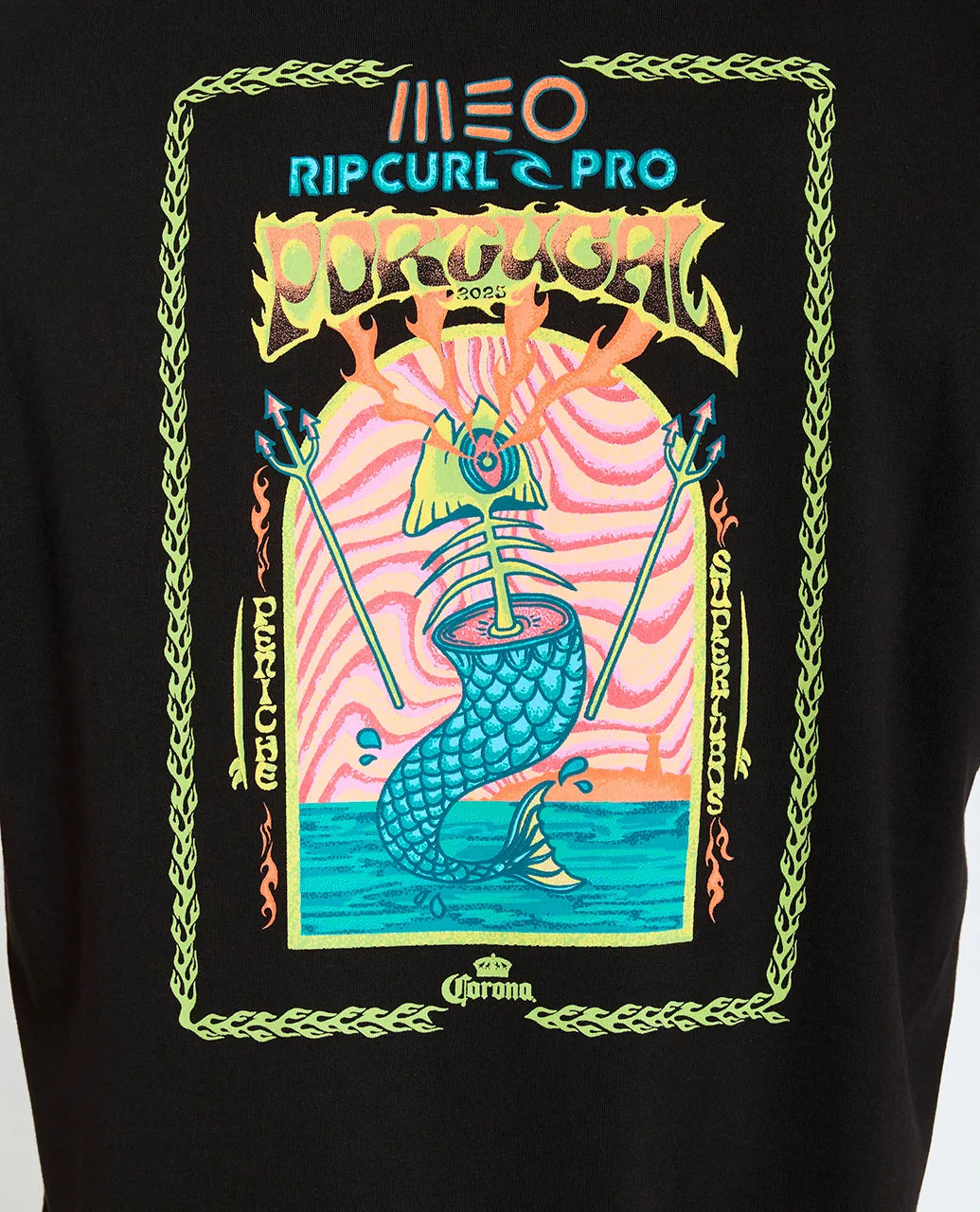  RIP CURL T-SHIRT MEO RIP CURL PRO PORTUGAL 2025 TEE