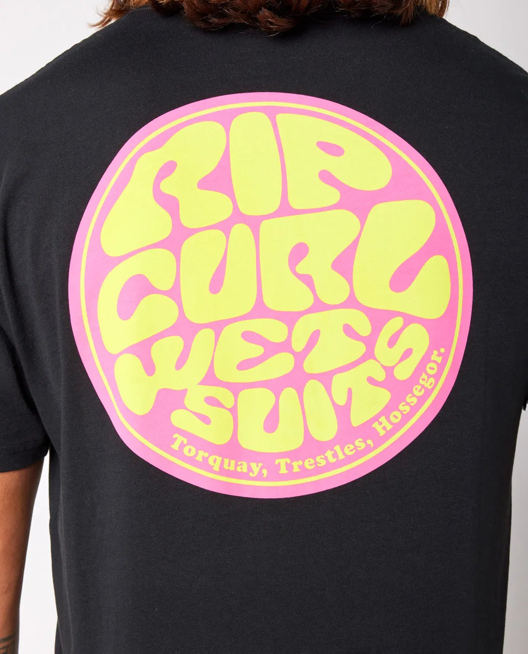  RIP CURL PASSAGE SHORT SLEEVE TEE BLACK