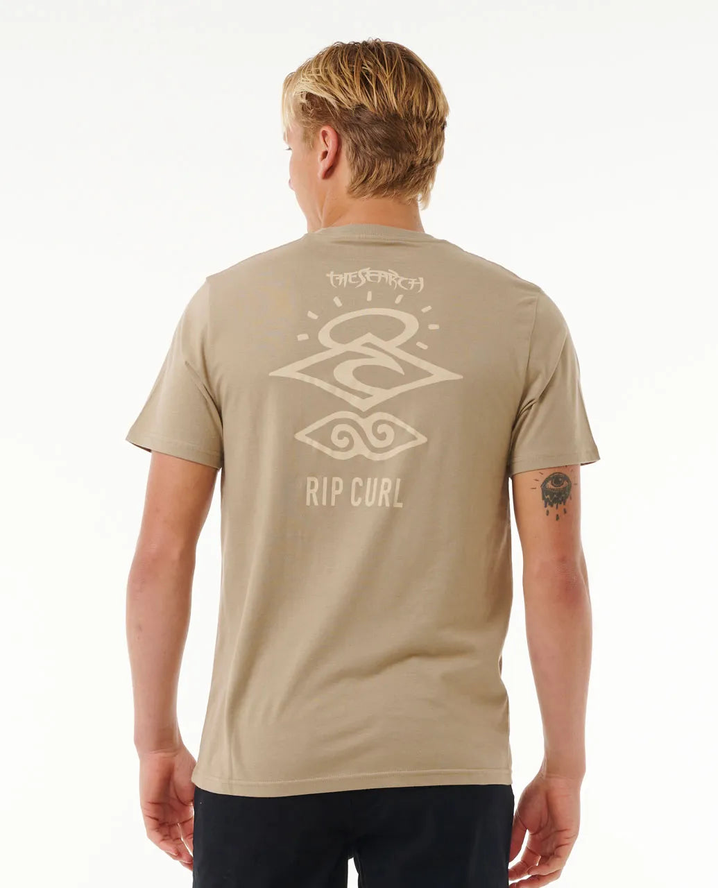  RIP CURL SEARCH ICON TEE SAND