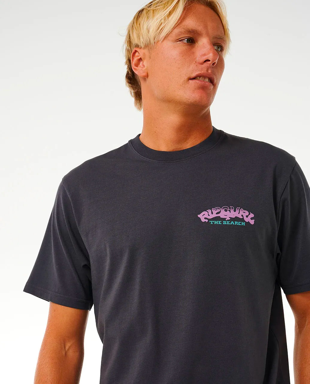  RIP CURL THE SPHINX SHORT SLEEVE TEE WASHED BLACK