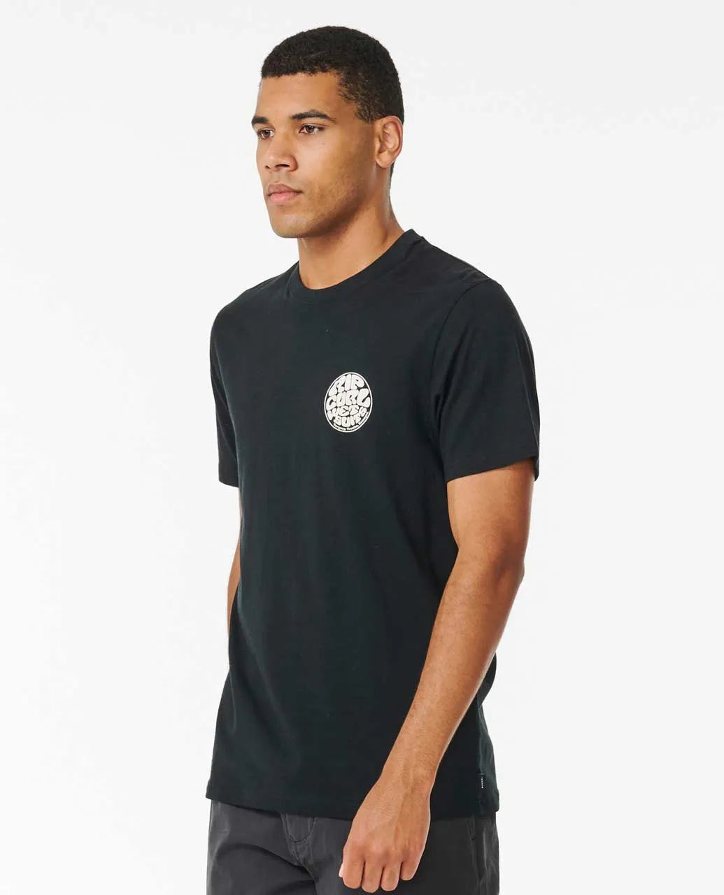  RIP CURL WETSUIT ICON TEE WASHED BLACK
