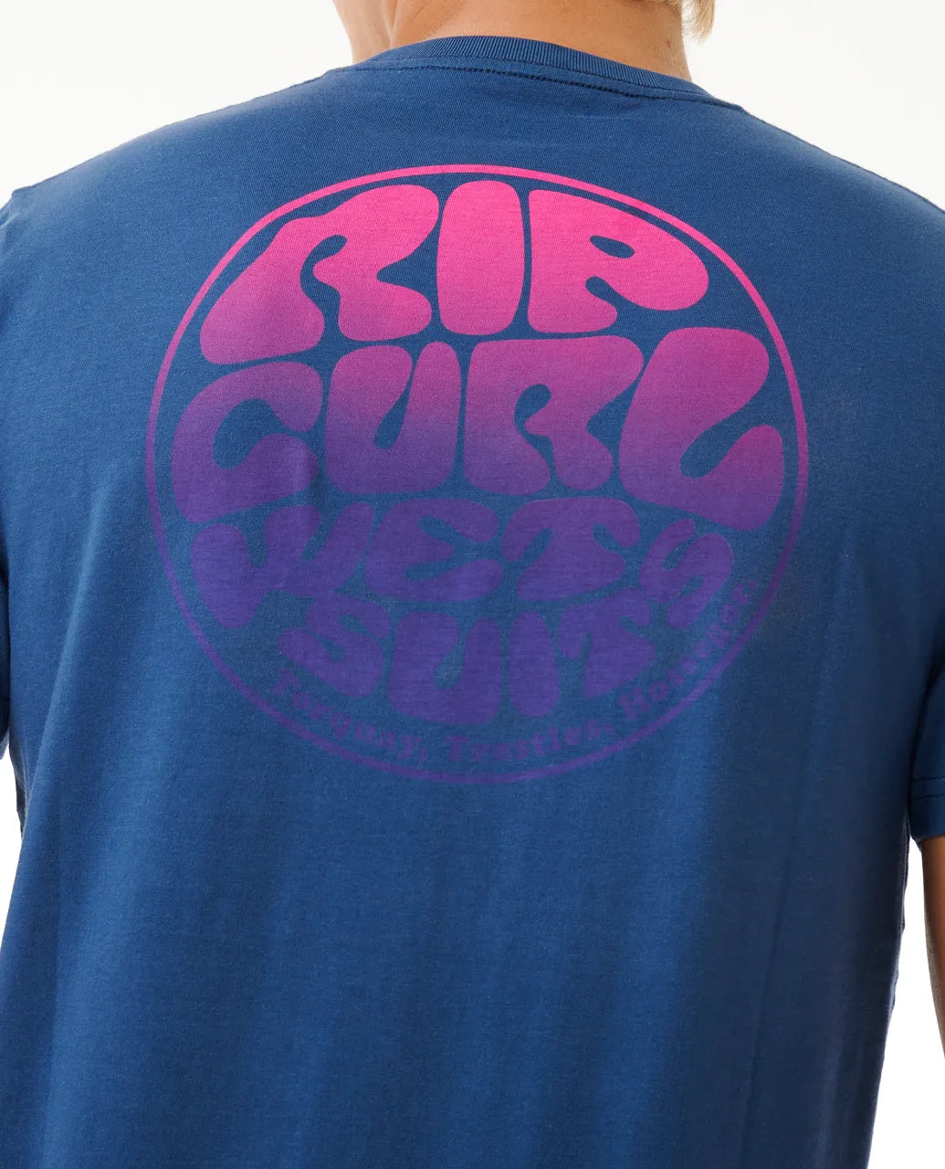  RIP CURL WETSUIT ICON TEE WASHED NAVY