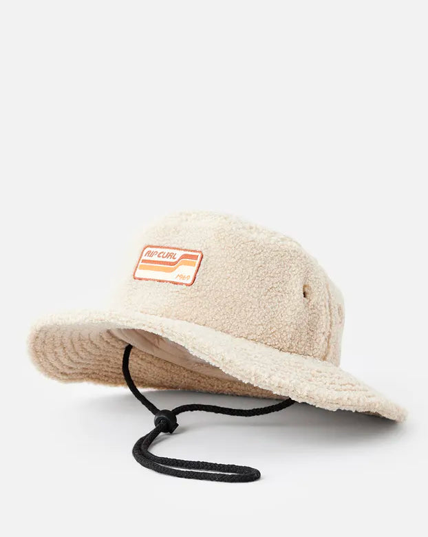  RIP CURL TEDDY DRAWSTRING WINTER SHERPA HAT