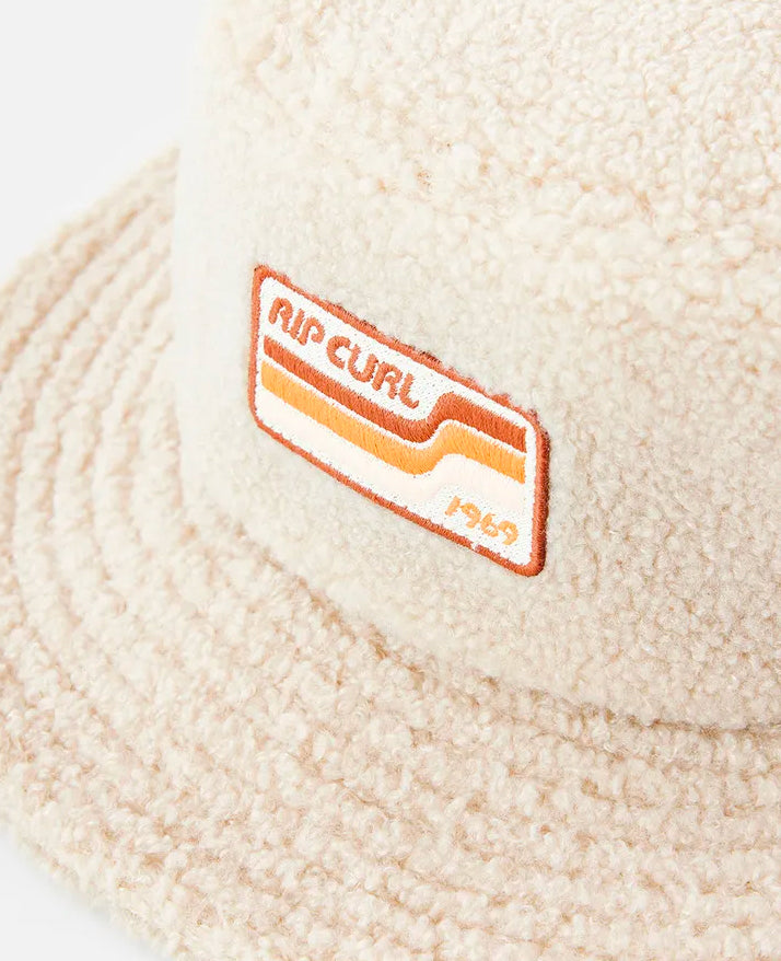  RIP CURL TEDDY DRAWSTRING WINTER SHERPA HAT