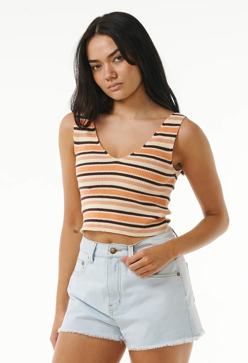  RIP CURL BLOCK PARTY KNIT TOP