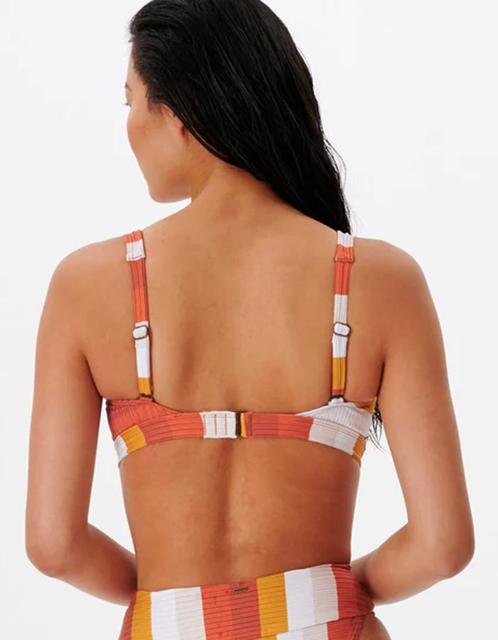  RIP CURL TOP PREMIUM SURF D CUP CROP CINNAMON