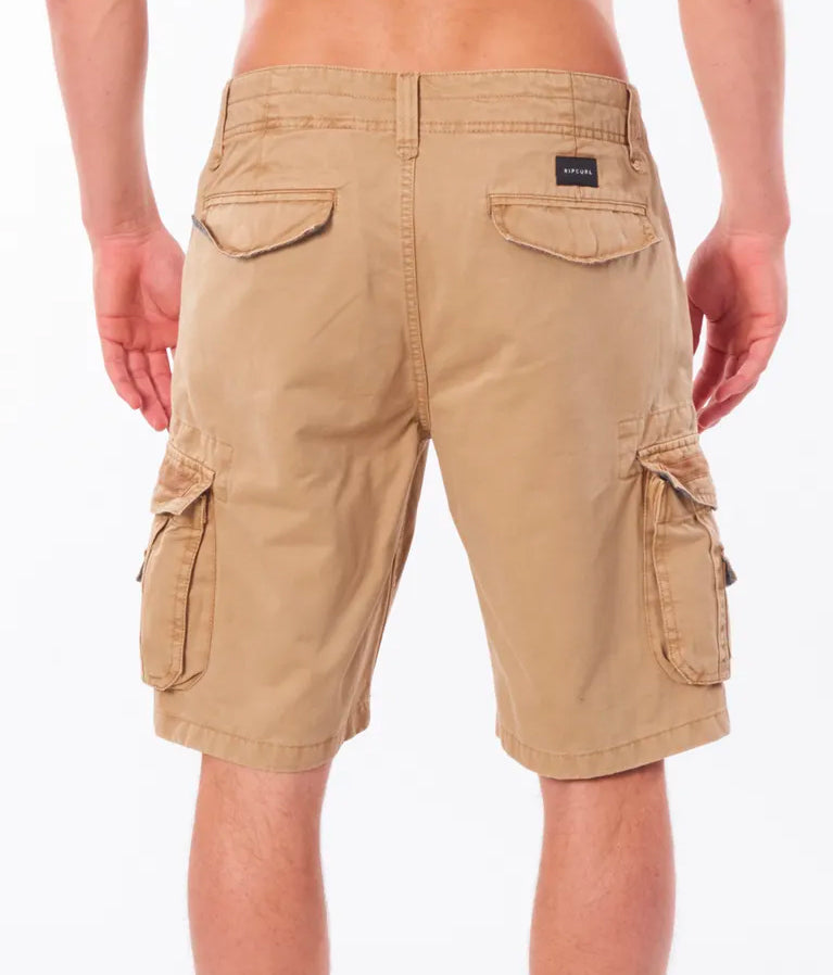  RIP CURL TRAIL CARGO WALKSHORTS 20" KHAKI