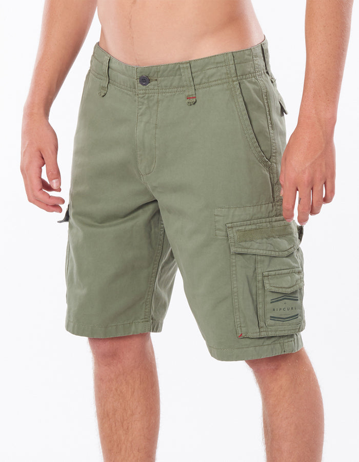 RIP CURL TRAIL CARGO WALKSHORTS 21" MID GREEN