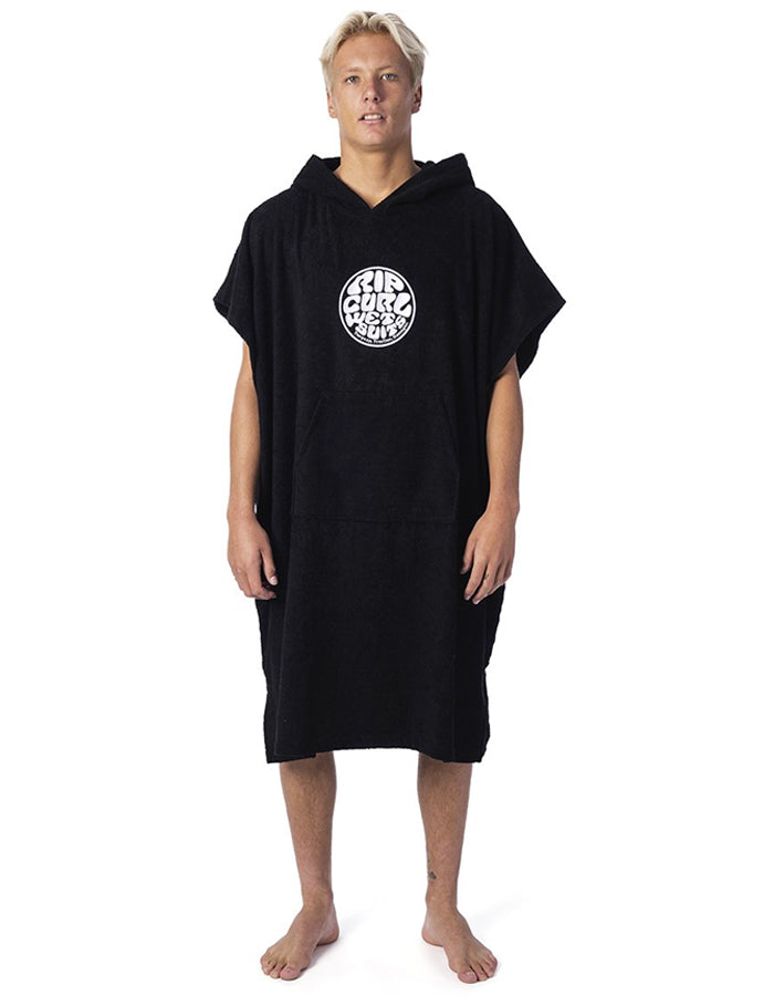  RIP CURL WET AS HOODED PONCHO BLACK