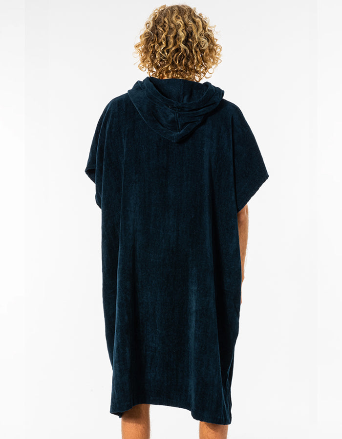  RIP CURL ICONS HOODED PONCHO NAVY